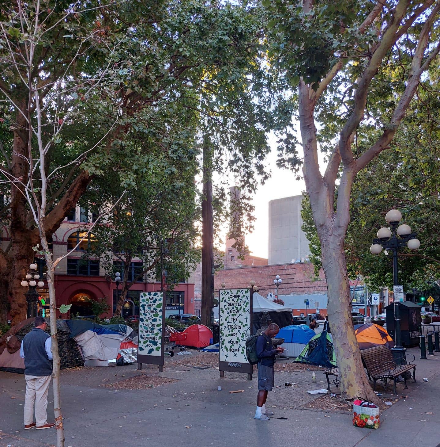 The decay of west-coast big-city downtowns